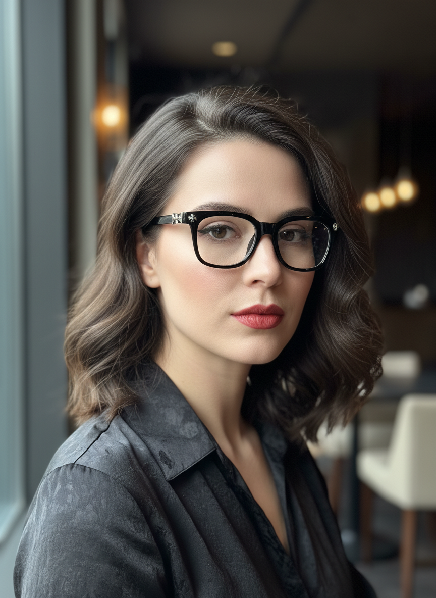 عینک زنانه بلوکات UV400 فریم مستطیلی کد 10269