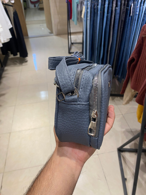 کیف زنانه پاسپورتی پارچه طرحدار کد 129900 رنگبندی کامل