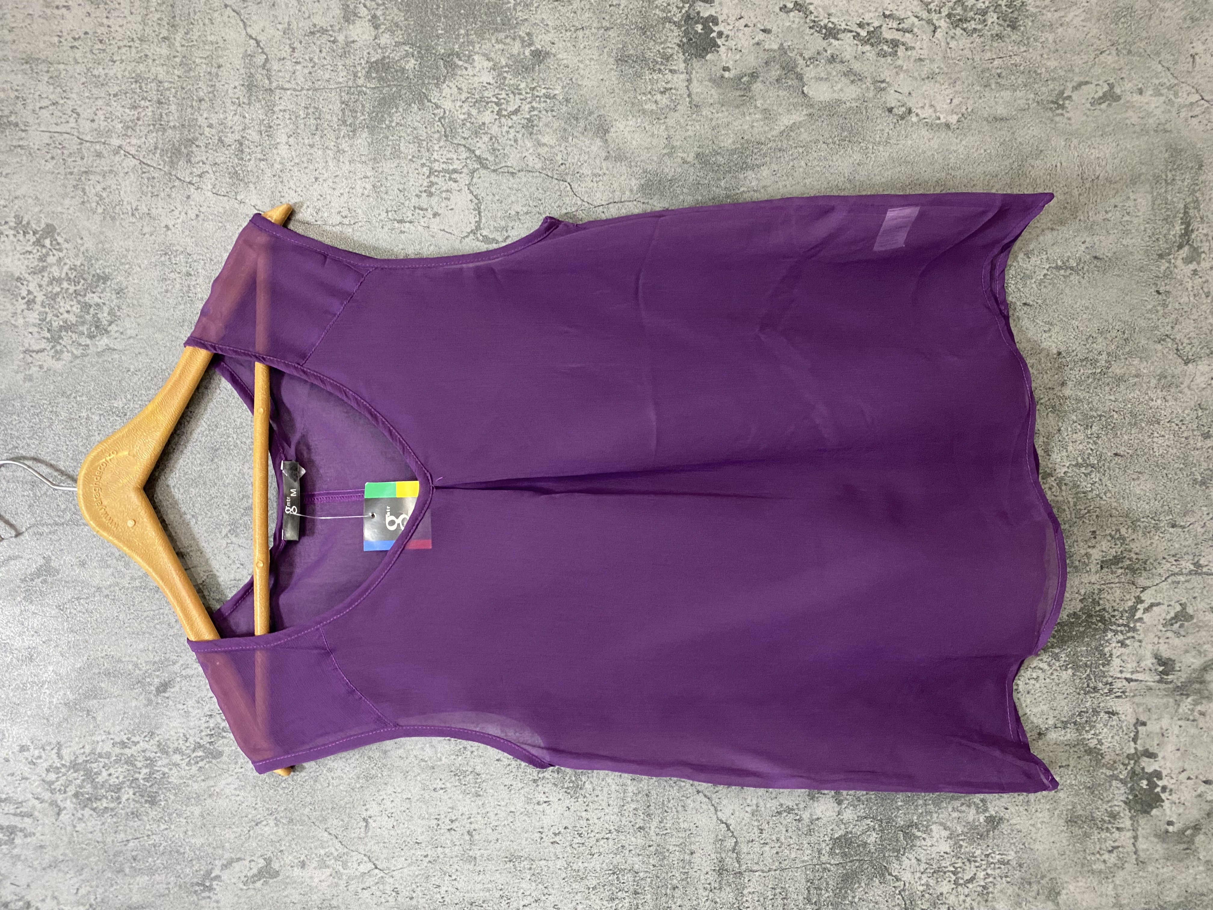 تاپ حریر زنانه رنگ بنفش کد 8