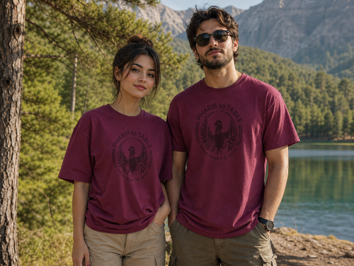 تیشرت نخ و پنبه یونیسکس (مردانه و زنانه ) استین کوتاه وارداتی
